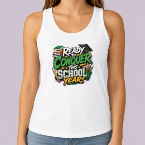 Official Back To School Excitement Ready To Conquer Tank Top