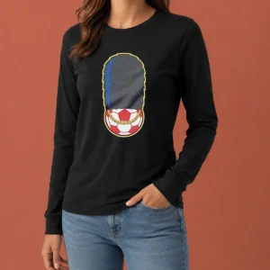 Official Funny London Guard British Soldier Soccer Ball Chain Long Sleeve Shirt