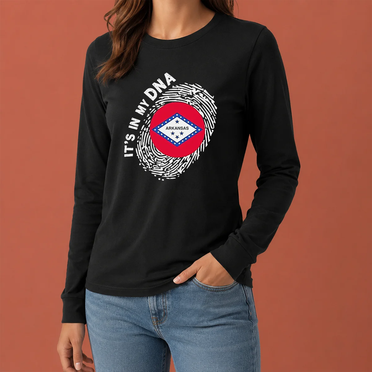 Official Hot It'S In My DNA Arkansas Long Sleeve Shirt