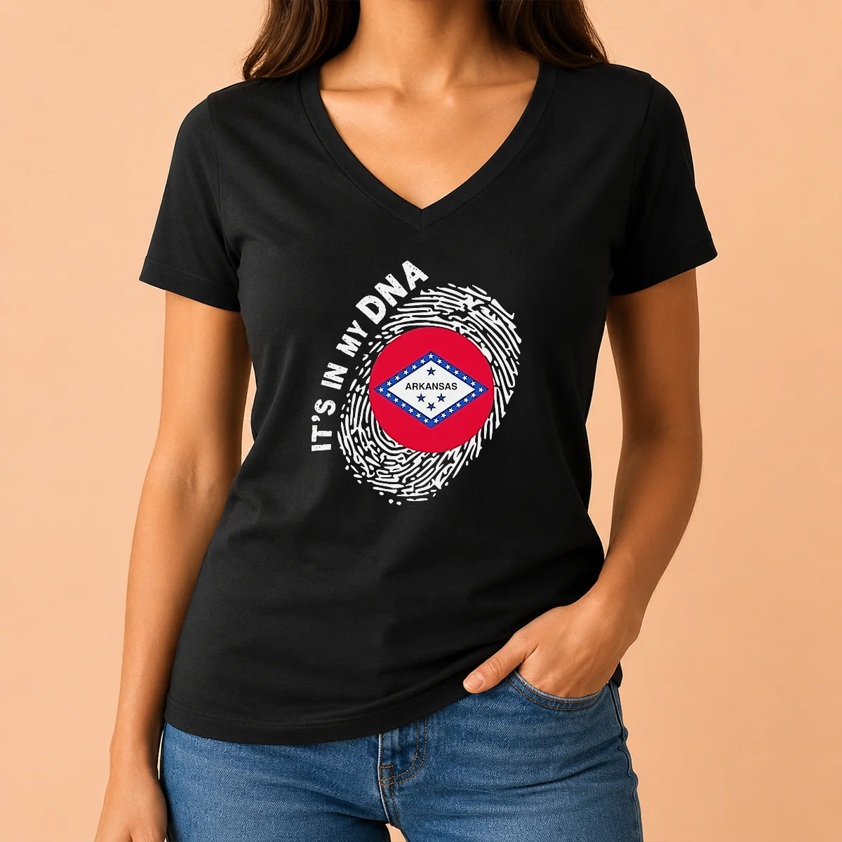 Official Hot It'S In My DNA V-Neck Shirt Official Hot It'S In My DNA V-Neck Shirt