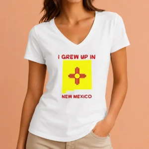 Official I Grew Up In New Mexico V-Neck Shirt