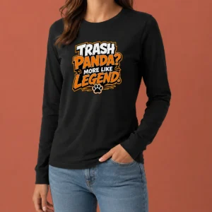 Official Jimothy Viral Trash Panda Funny Humor Cartoon Long Sleeve Shirt