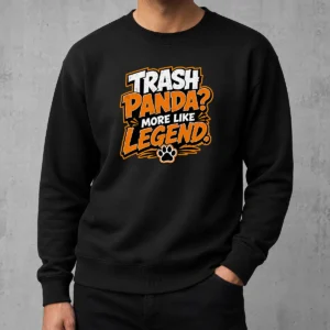 Official Jimothy Viral Trash Panda Funny Humor Cartoon Sweater