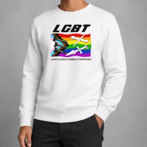 Official LGBT Laser Guided Bombs And Torpedoes Flag Sweater