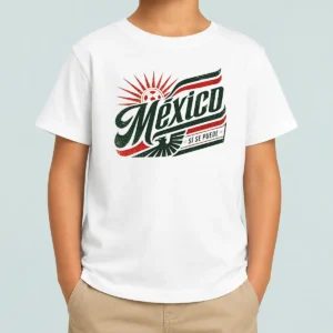 Official Mexico Soccer S Se Puede Vintage Kids T-Shirt
