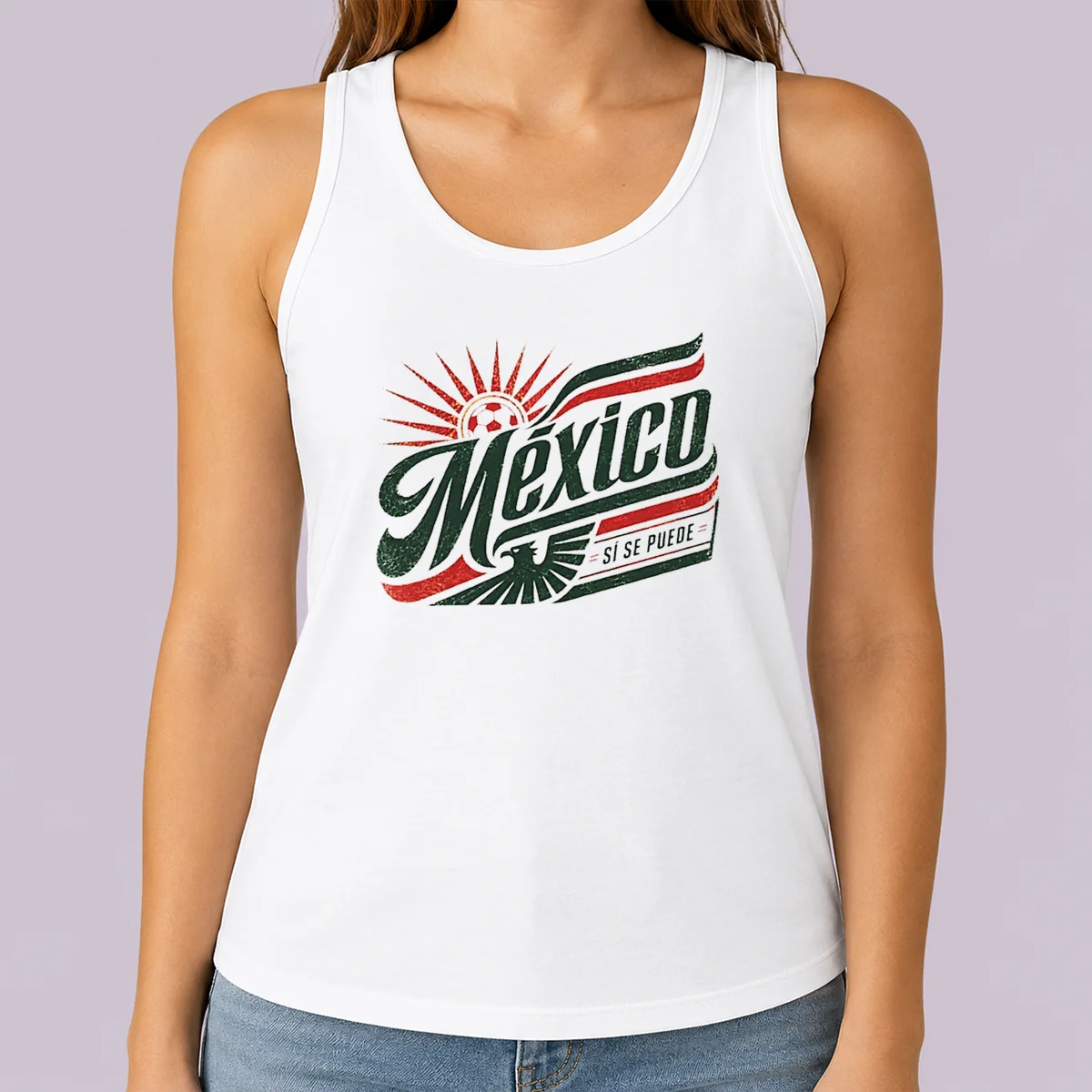 Official Mexico Soccer S Se Puede Vintage Tank Top