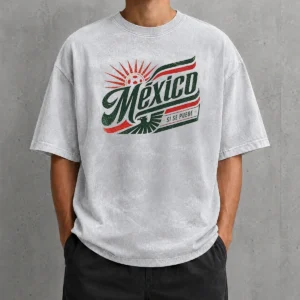 Official Mexico Soccer S Se Puede Vintage Washed T-Shirt