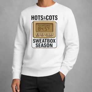 Original Hots And Cots Sweatbox Season Thermostat Sweater