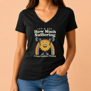 Original How Much Suffering V-Neck Shirt