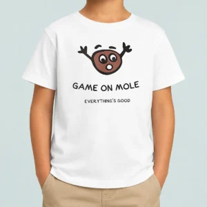 Perfect Hot Game On Mole Everything'S Good Kids T Shirt in vibrant colors, short sleeve cotton tee for children