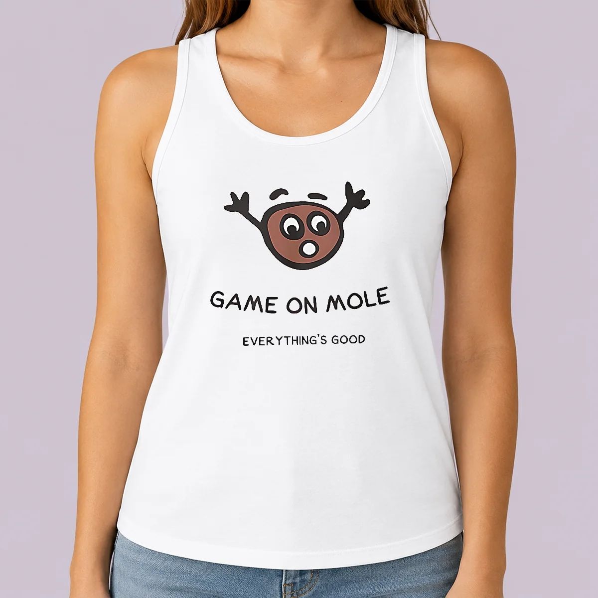 Perfect Hot Game On Mole Everything'S Good Tank Top