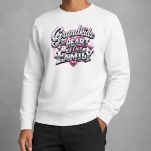 Perfect Original Grandkids The Heart Of Our Family Y2K Sweater