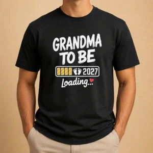 Premium Grandma To Be 2027 Loading Pregnancy Announcement