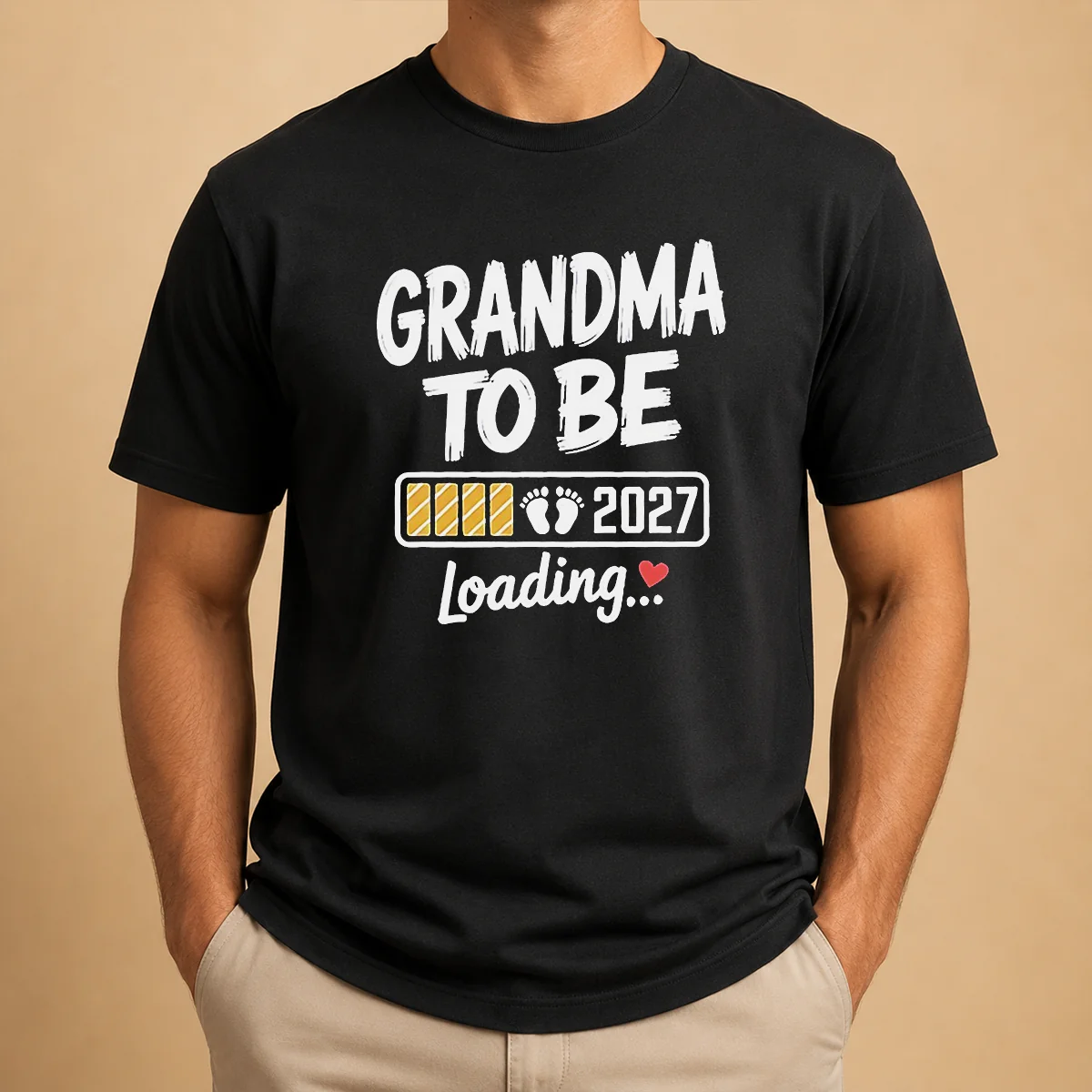 Premium Grandma To Be 2027 Loading Shirt Premium Grandma To Be 2027 Loading Shirt