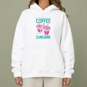 Premium Iced Coffee All Day Sunshine Summer Beach Hoodie