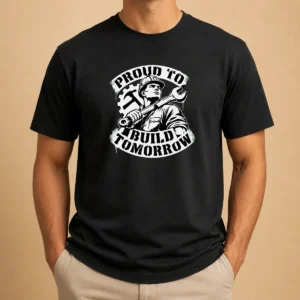 Premium Labour Day Proud Builder Stencil