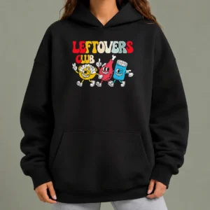 Premium Leftovers Club Fun Foodie Hoodie
