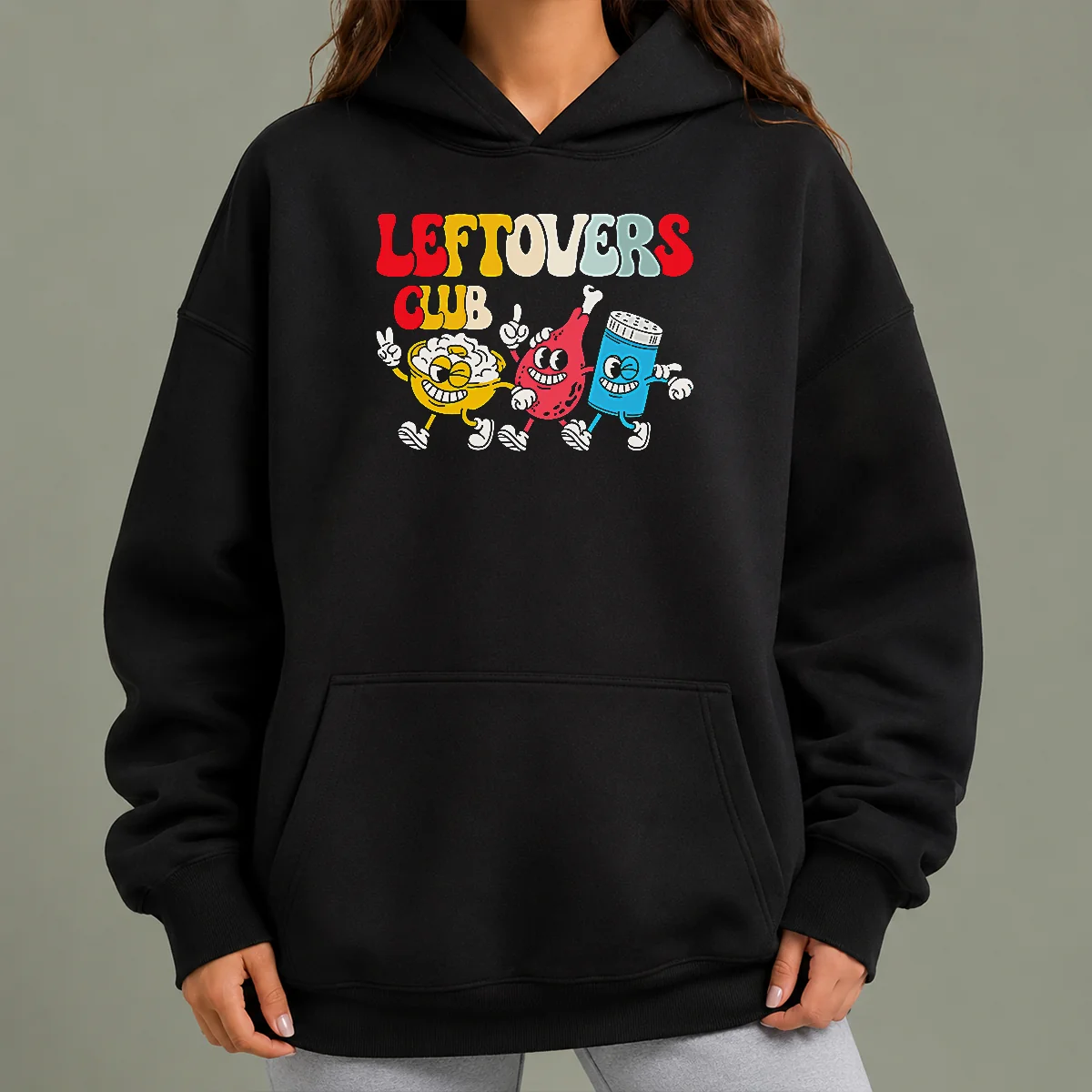 Premium Leftovers Club Fun Foodie Hoodie