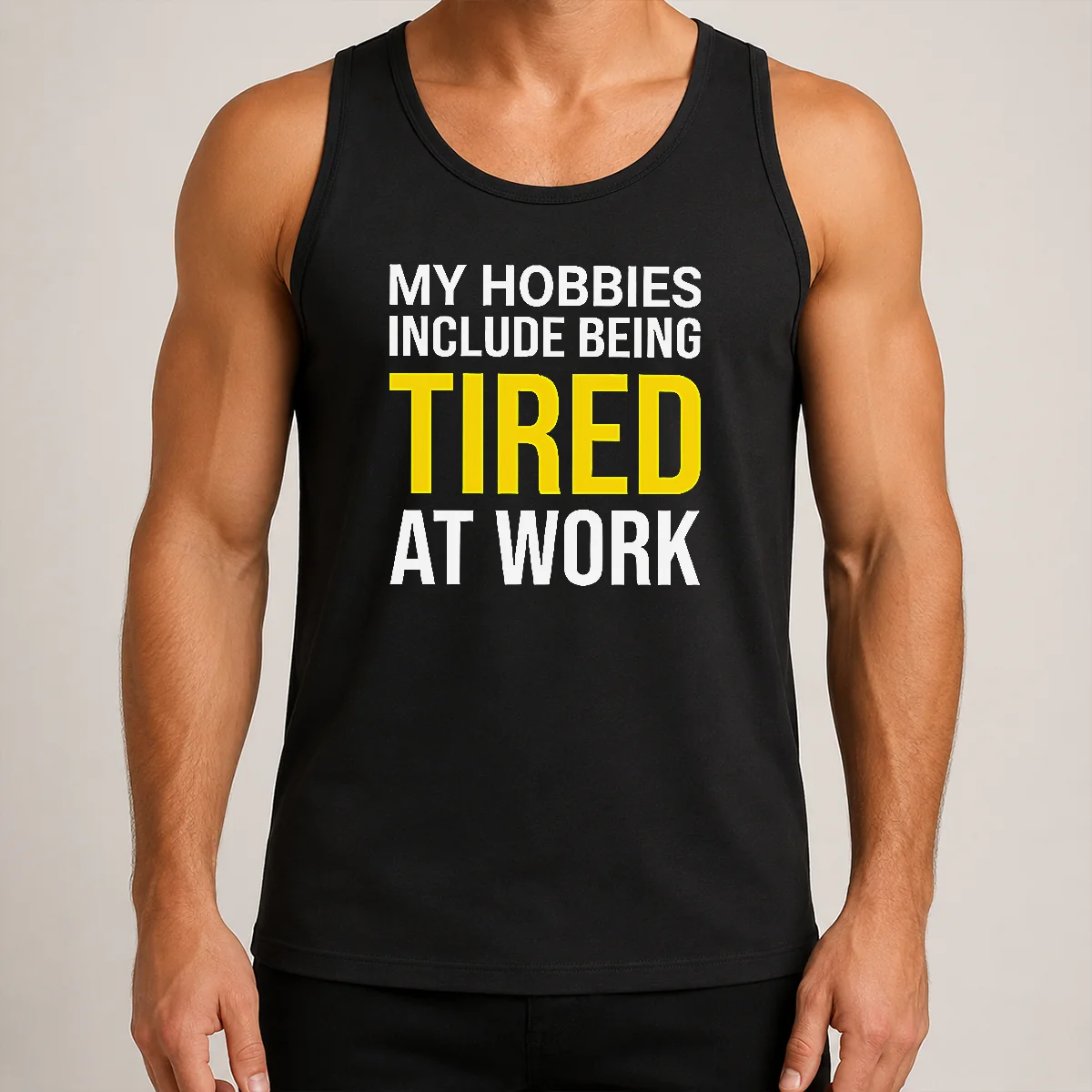 Premium My Hobbies Include Being Tired Geek Tank Top