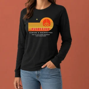 Premium Quark'S Bar Gaming & Holosuites Deep Space Nine Retro Long Sleeve Shirt