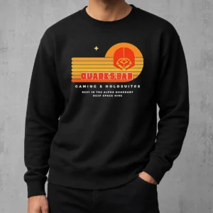 Premium Quark'S Bar Gaming & Holosuites Deep Space Nine Retro Sweater