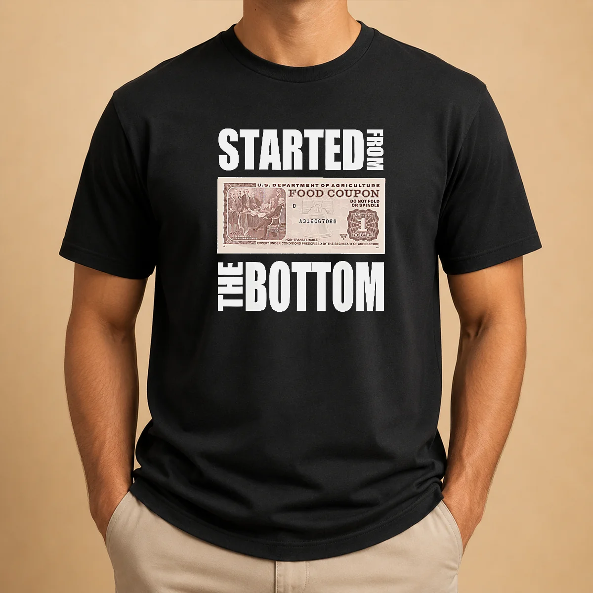 Premium Started From The Bottom Food Shirt Premium Started From The Bottom Food Shirt