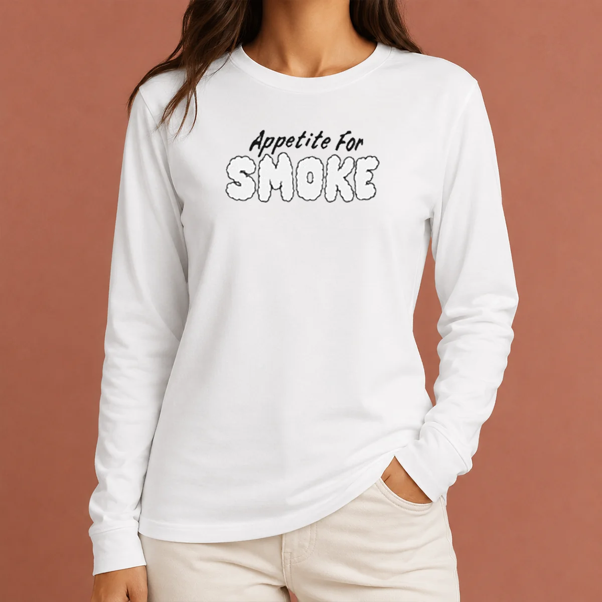 Pretty Appetite For Smoke Long Sleeve Shirt