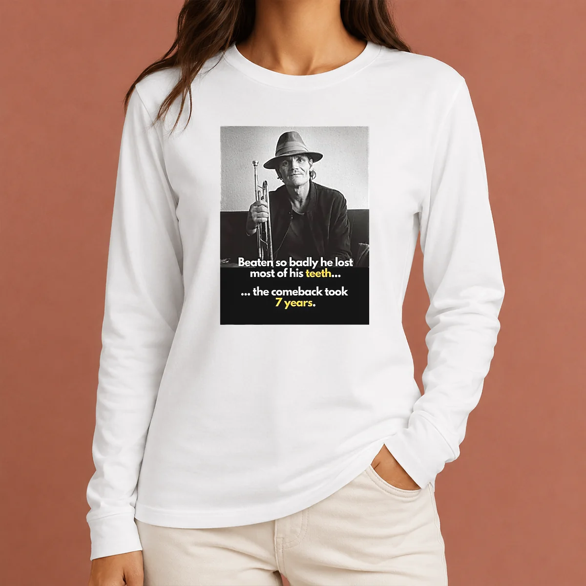 Pretty Beaten So Badly He Lost Most Of His Teeth The Comeback Took 7 Years Long Sleeve Shirt