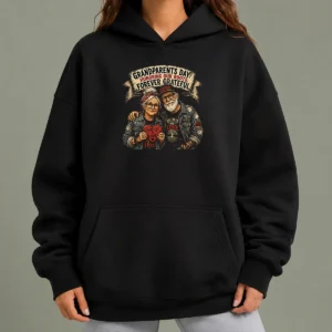 Pretty Grandparents Day Gratitude Streetwear Hoodie