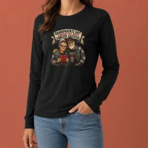 Pretty Grandparents Day Gratitude Streetwear Long Sleeve Shirt