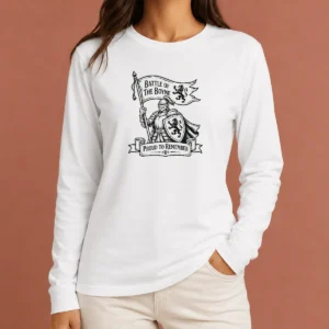 Pretty Happy Battle Of The Boyne Pride Line Art Long Sleeve Shirt