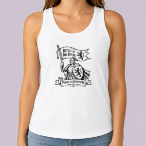Pretty Happy Battle Of The Boyne Pride Line Art Tank Top