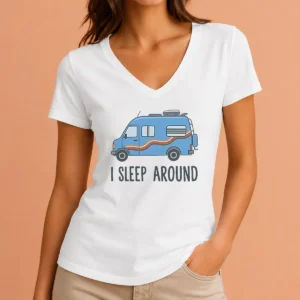 Pretty I Sleep Around Tyler Genocchio V-Neck Shirt
