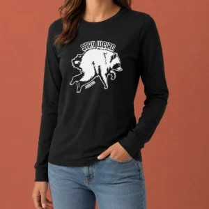 Pretty Jimothy Stay Weird Seattle Raccoon Long Sleeve Shirt