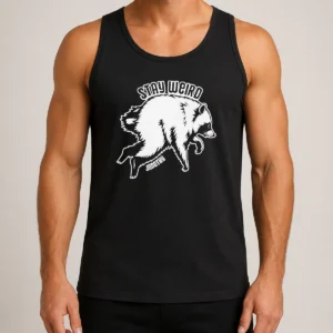 Pretty Jimothy Stay Weird Seattle Raccoon Tank Top