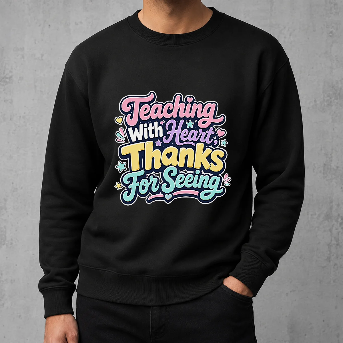Teaching With Heart Thanks For Seeing Kawaii Sweater