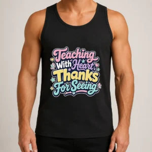 Teaching With Heart Thanks For Seeing Kawaii Tank Top