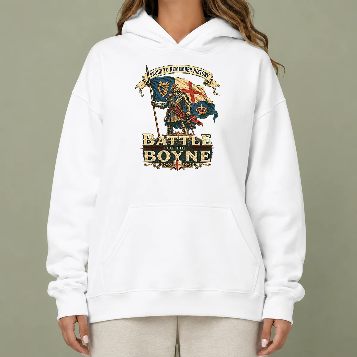 Top Battle Of The Boyne Pride Vintage Hoodie