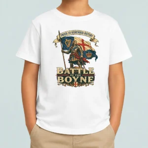Top Battle Of The Boyne Pride Vintage Kids T-Shirt