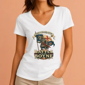 Top Battle Of The Boyne Pride Vintage V-Neck Shirt