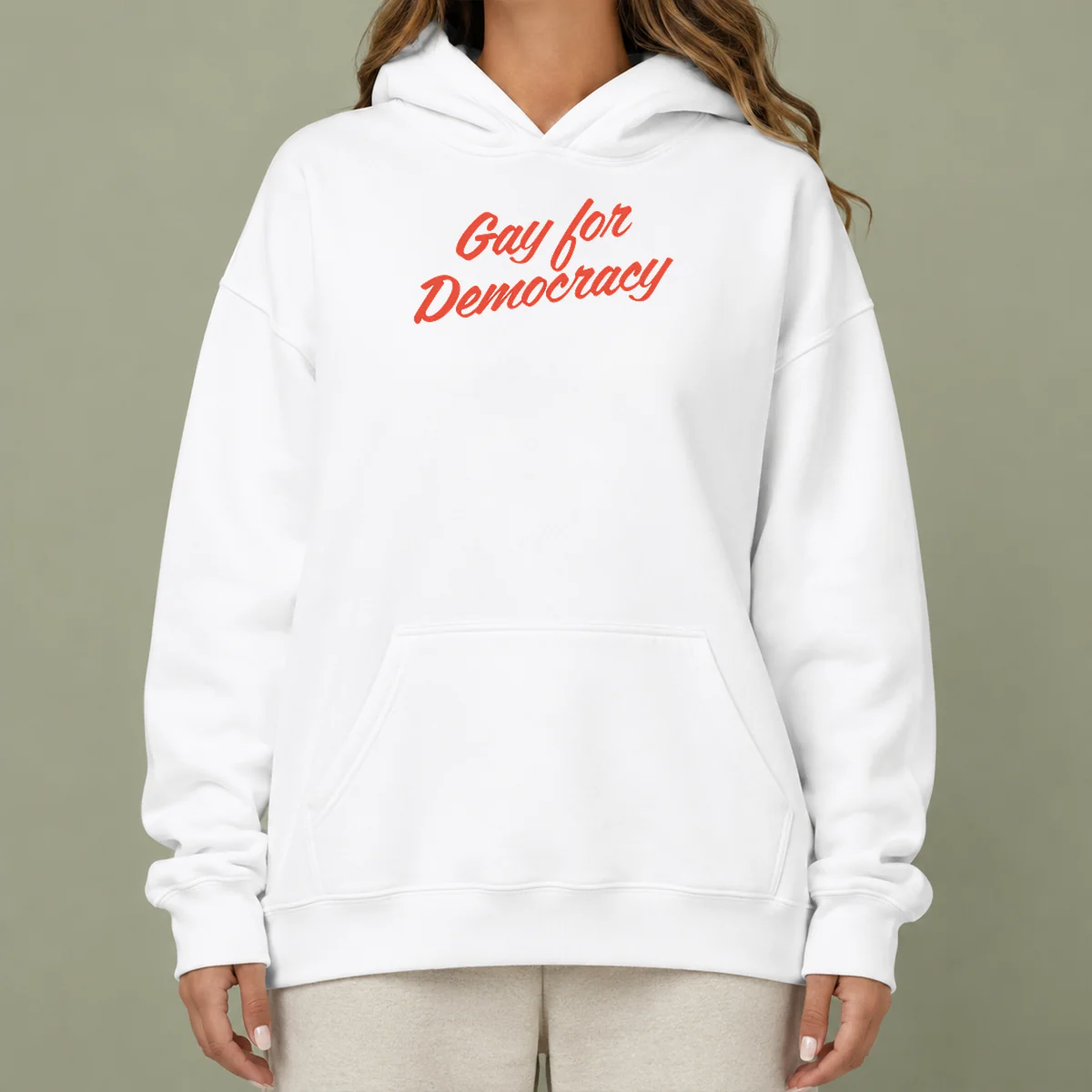 Top Gay For Democracy Hoodie