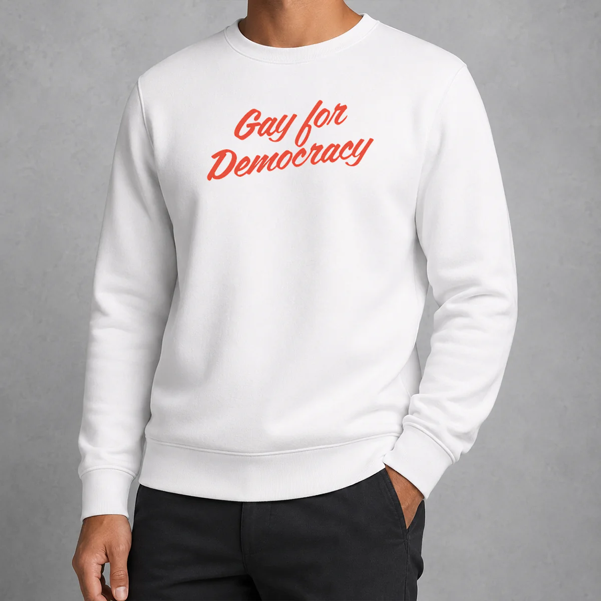 Top Gay For Democracy Sweater