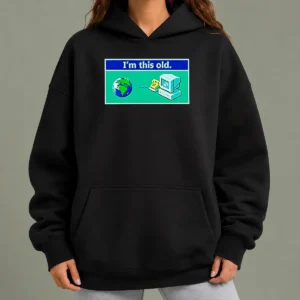 Top I'M This Old Geek Hoodie