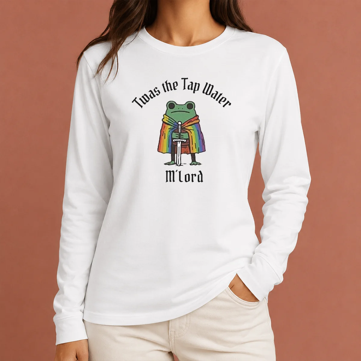 Top Twas The Tap Water Frog LGBTQ Pride Long Sleeve Shirt