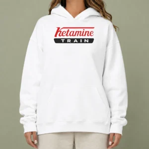 Funny Hot Ketamine Train Parody Logo Hoodie