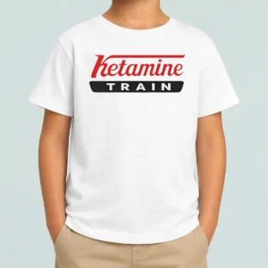 Funny Hot Ketamine Train Parody Logo Kids T-Shirt