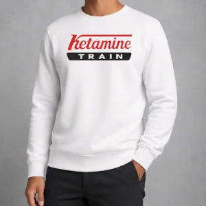 Funny Hot Ketamine Train Parody Logo Sweater