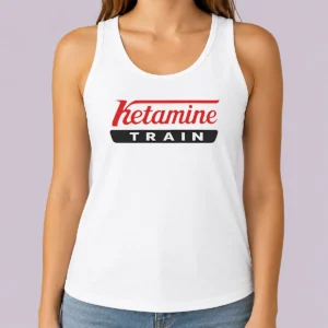 Funny Hot Ketamine Train Parody Logo Tank Top