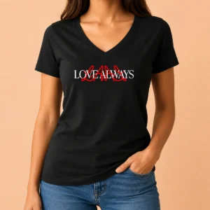 Funny Hot Love Always L A Love Always V-Neck Shirt