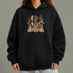 Funny Official Indigenous Peoples Day Pride Warrior Vector Hoodie